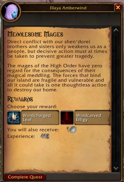 Welcome to Shen'dar Village 任务 Welcome to Shen'dar Village 任务