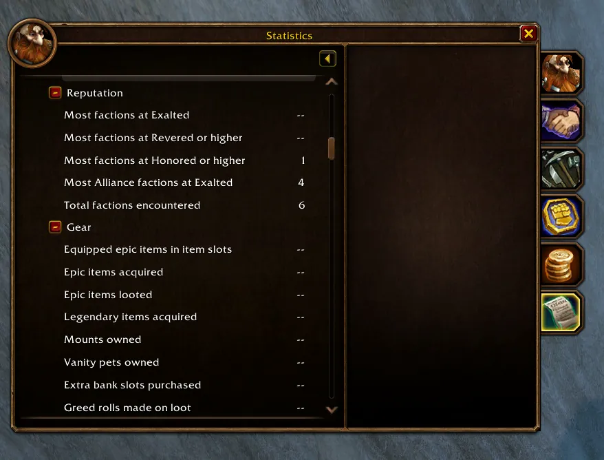 WoW: Forever Beta 角色统计面板现已可用 WoW: Forever Beta 角色统计面板现已可用